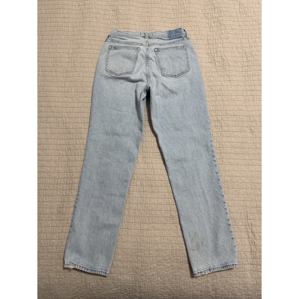 Abercrombie & Fitch Curve Love The 90s Straight Mid Rise Jeans Size 28 / 6R - Picture 8 of 9